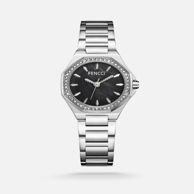 ساعة نسائيه فنشي ستيل بلون فضي