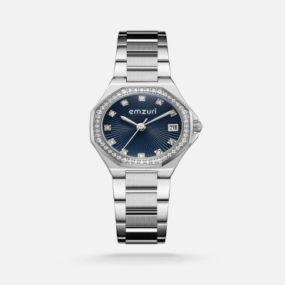 ساعة نسائيه ايمزوري ستيل باللون الفضي