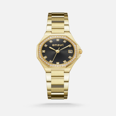 ساعة نسائية ايمزوري ستيل باللون الذهبي