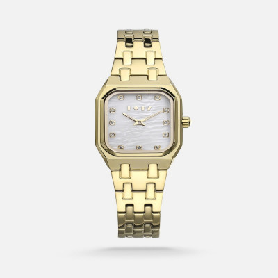 ساعة نسائية من آن باللون الذهبي