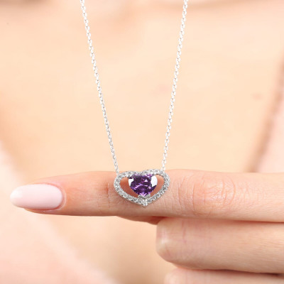 سلسال نسائي من الفضة بتصميم متفرد