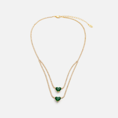 سلسلة نسائية بتصميم متفرد بلون ذهبي