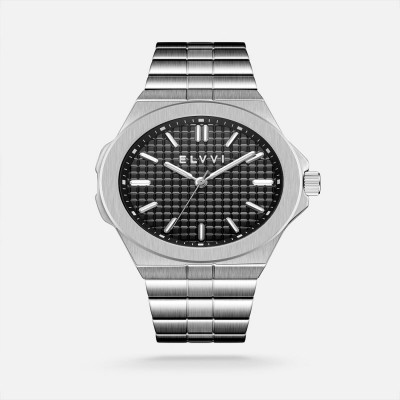 ساعة رجالية ستيل باللون الفضي