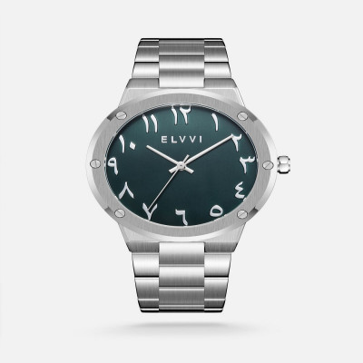 ساعة رجالية ستيل باللون الفضي