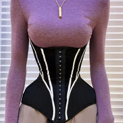 5XS 4XS اللاتكس المطاط مدرب خصر 25 الصلب العظام عا...