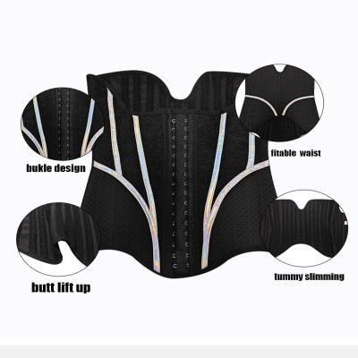 5XS 4XS اللاتكس المطاط مدرب خصر 25 الصلب العظام عا...