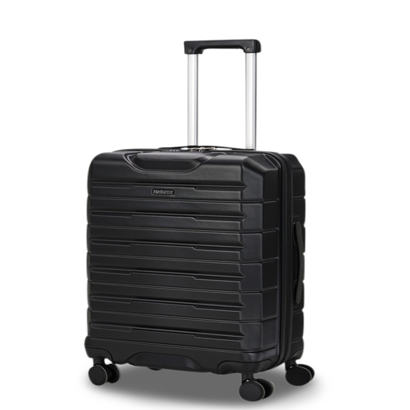 طقم شنط سفر مكون من 3 حقائب أمتعة لون أسود مقاس 28...