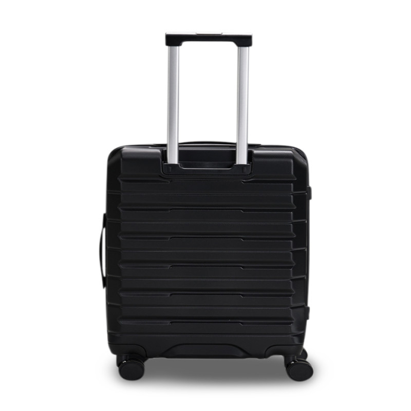 طقم شنط سفر مكون من 3 حقائب أمتعة لون أسود مقاس 28...