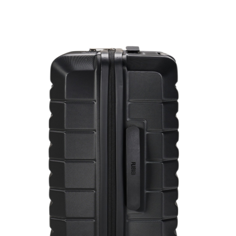 طقم شنط سفر مكون من 3 حقائب أمتعة لون أسود مقاس 28...