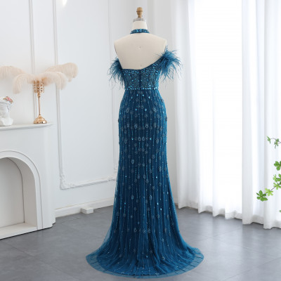 وقال شارون-الفاخرة ريشة حورية البحر صياد فساتين ال...