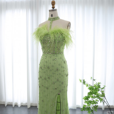 وقال شارون-الفاخرة ريشة حورية البحر صياد فساتين ال...