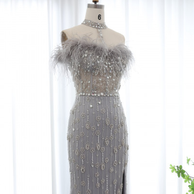 وقال شارون-الفاخرة ريشة حورية البحر صياد فساتين ال...