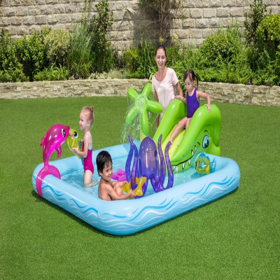 بيست واي - مركز لعب رائع لحوض الأسماك 7'10 بوصة ×...