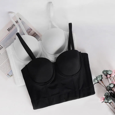 مشد نسائي شبكي للرفع ، حمالة صدر مشد ، توب طويل قص...