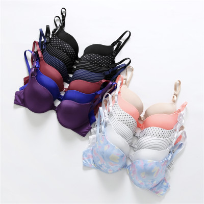 Push up Women's Underwear Front Button Bras for Wo...