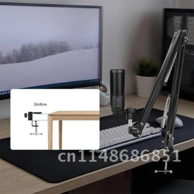 طقم ميكروفون USB للكمبيوتر الشخصي والمكثف والكمبيو...