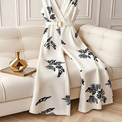 جديد الراقية أزياء بذلة المرأة الصيف مثير الخامس ا...