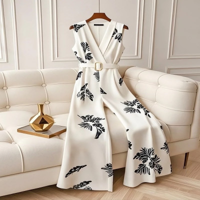 جديد الراقية أزياء بذلة المرأة الصيف مثير الخامس ا...