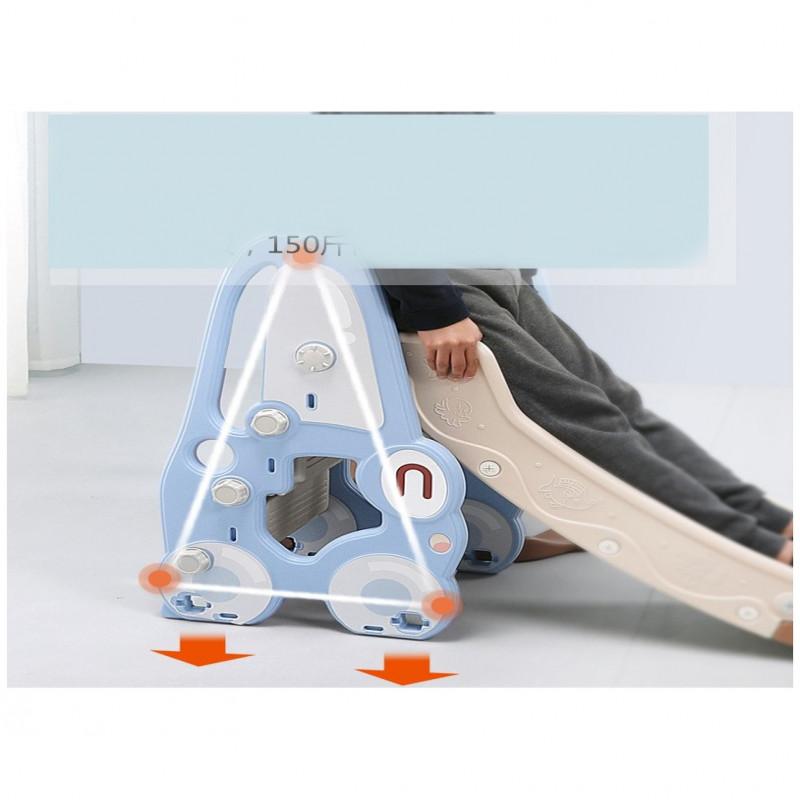 زحليقة مع مرجيحة  مع  كرة سلة 3*1 متعدده الألوان