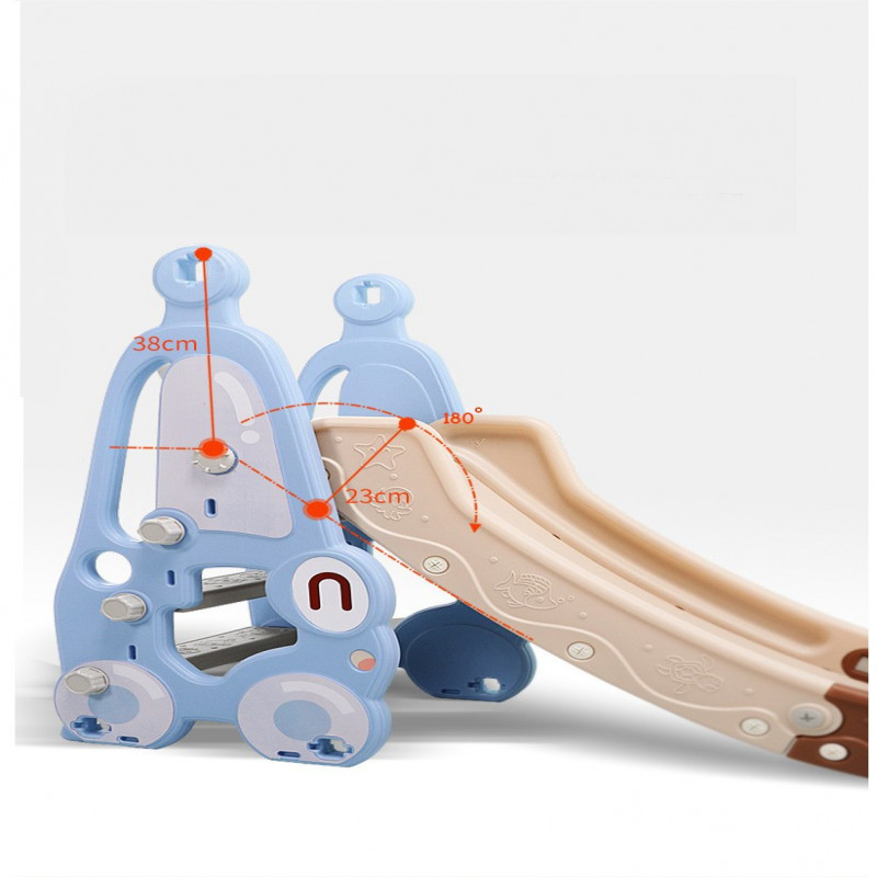 زحليقة مع مرجيحة  مع  كرة سلة 3*1 متعدده الألوان