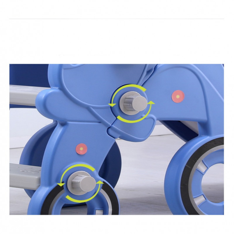 زحليقة قابلة للطي مع كرة سلة