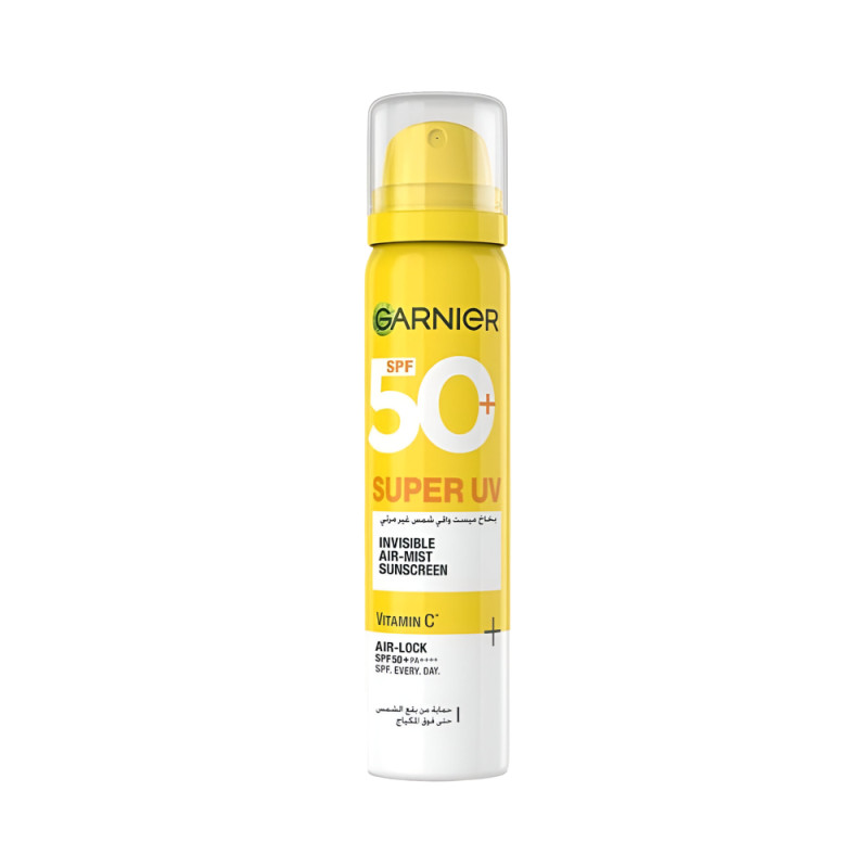 غارنييه - بخاخ واقي شمس سوبر يو في SPF50+ غير مرئي...