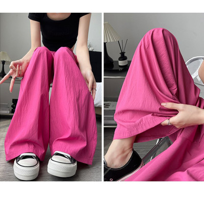 بنطال نسائي طويل بساق مستقيمة ساق واسعة ، بانت خفي...