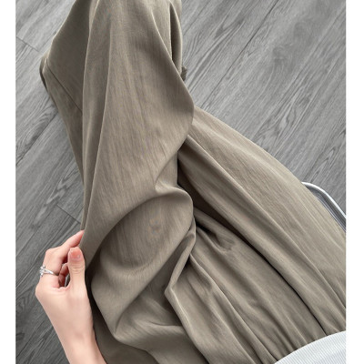 بنطال نسائي طويل بساق مستقيمة ساق واسعة ، بانت خفي...