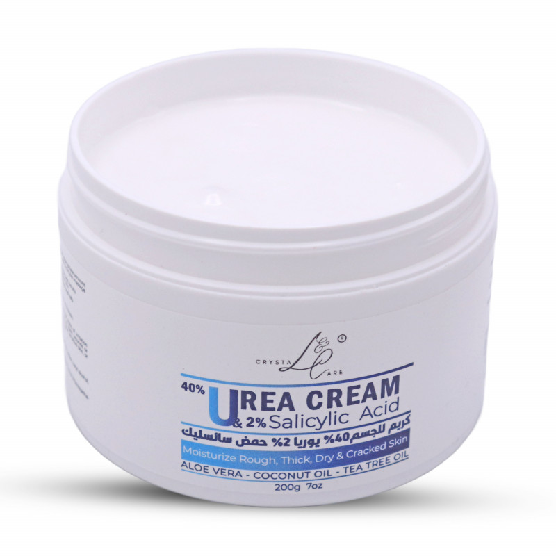 كريستال اند كير كريم للجسم 40 يوريا 2 حمض ساليسيلي...