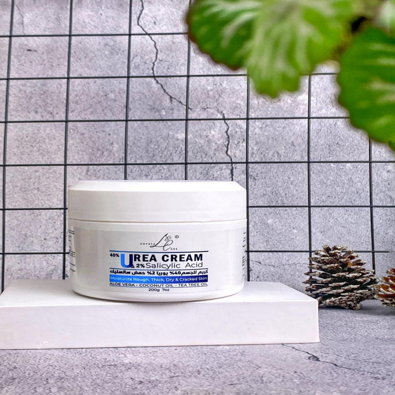 كريستال اند كير كريم للجسم 40 يوريا 2 حمض ساليسيلي...
