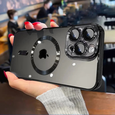 حافظة magafe لـ iPhone ، طلاء فاخر ، شحن لاسلكي مغ...