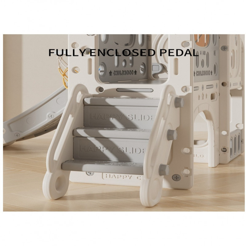 زحليقة كبيرة مع جسر ومنطقة العاب وكرة سلة 186*153*...