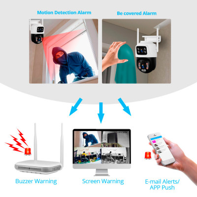KERUI 6MP كامل HD 8CH اللاسلكية NVR الأمن WIFI IP...
