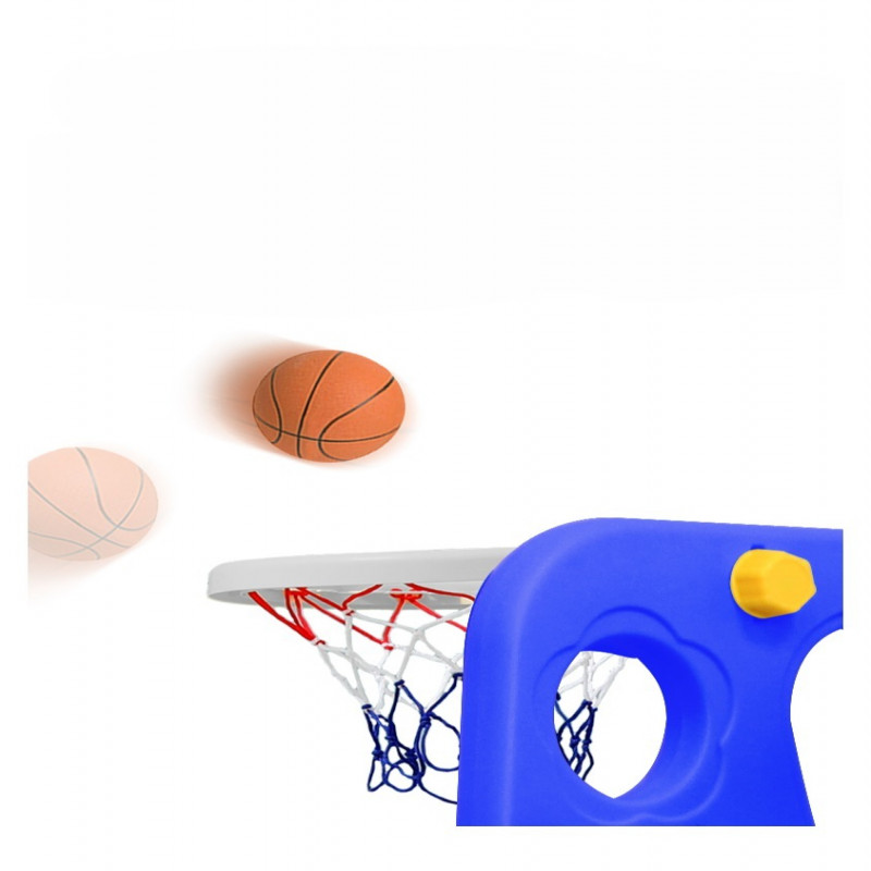 زحليقة مع مرجيحة و كرة سلة 3*1 ,وردي