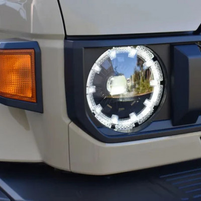 مصابيح أمامية ليد لتويوتا لاند كروزر ، 70 ، 75 ، 7...