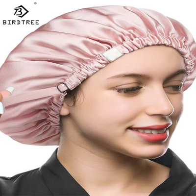 Birdtree 100 التوت الحرير بونيه المرأة طبقة مزدوجة...