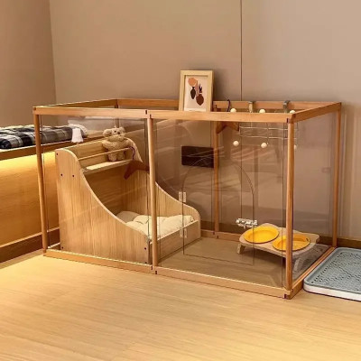 قفص كلب بقلم الحيوانات الأليفة فيلا داخلية للكلاب...