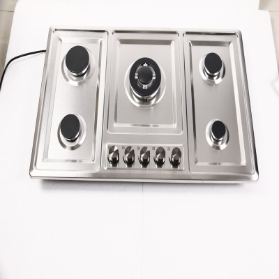 موقد 5 موقد غاز مع موقد غاز ، زجاج مقسى ، موقد غاز...