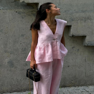 بنطلون دعوى قطعتين مجموعات المرأة