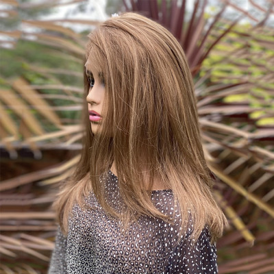 باروكة أمامية بشريط أمامي من الشعر البرازيلي بشريط...