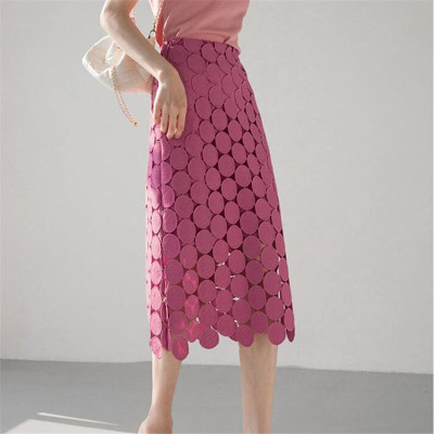 تنورات نسائية من الكروشيه بقصة مستقيمة ، خصر مرتفع...