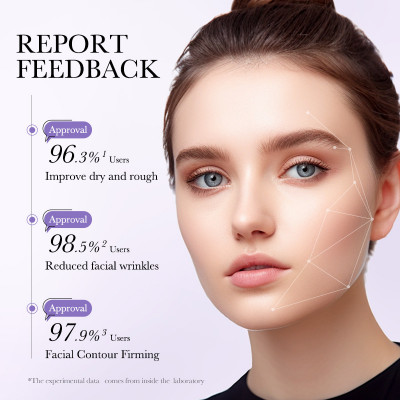 سيروم حمض الهيالورونيك بفيتامين سي الريتينول ، ترط...