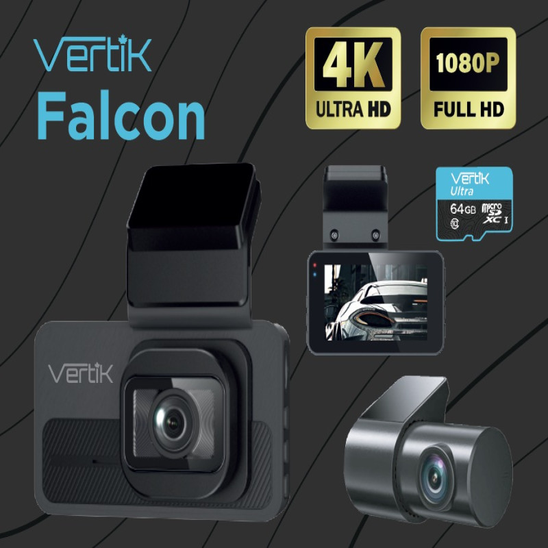 داش كام أمامي و خلفي بجودة 4K