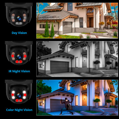 نظام كاميرا مراقبة Kerui-hd poe ، مقاوم للماء ، عد...