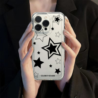 Transparent Star Phone Case For iPhone 13 Cases iP...
