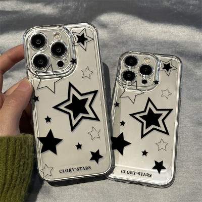 Transparent Star Phone Case For iPhone 13 Cases iP...