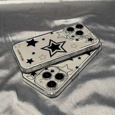 Transparent Star Phone Case For iPhone 13 Cases iP...
