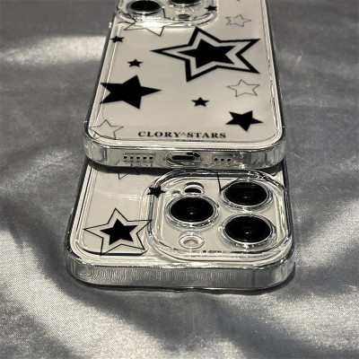 Transparent Star Phone Case For iPhone 13 Cases iP...