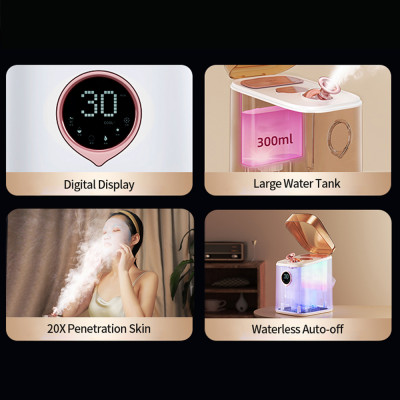 جهاز بخار الوجه أيوني نانو