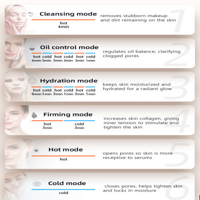 جهاز بخار الوجه أيوني نانو